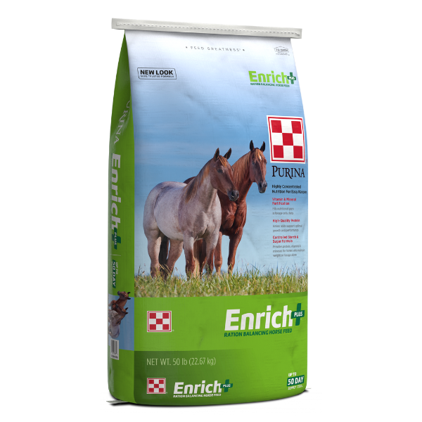 Purina Enrich Plus Ration Balancing Horse Feed 50-lb