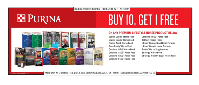 Purina Horse Feed Frequent Buyer Coupon