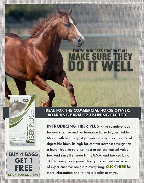 Buy 4 Get 1 Free - Fiber Plus Horse Feed at North Fulton Feed & Seed