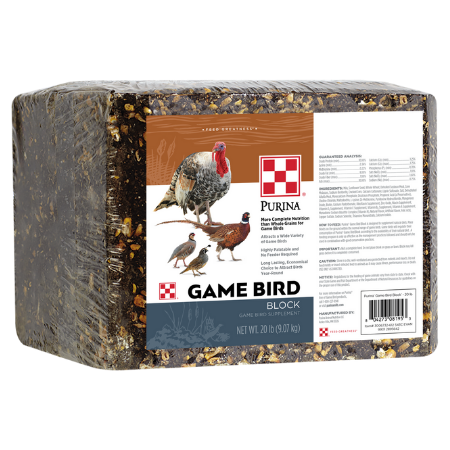 Purina Premium Game Bird Block North Fulton Feed Seed