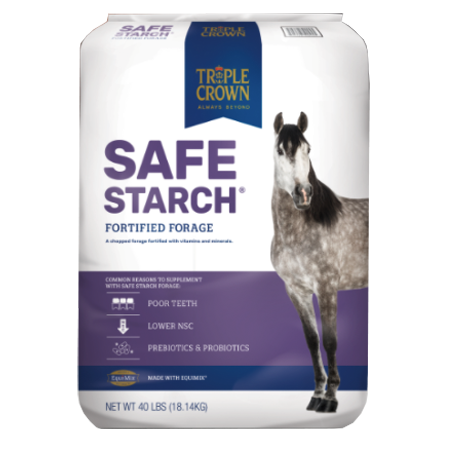 Triple Crown Safe Starch Forage for Horses Chopped 40 lb