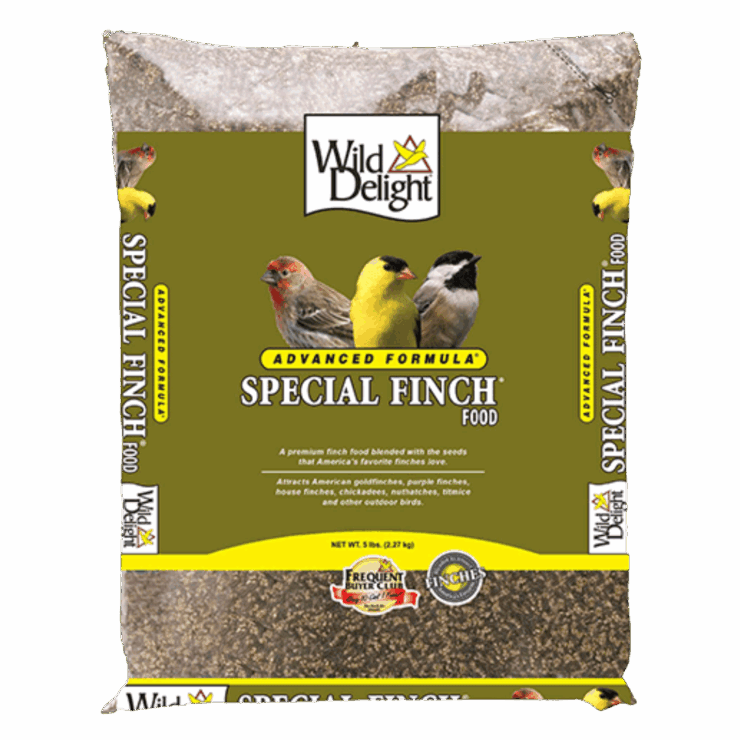 Wild Delight Advanced Formula Special Finch. Green feed bag.