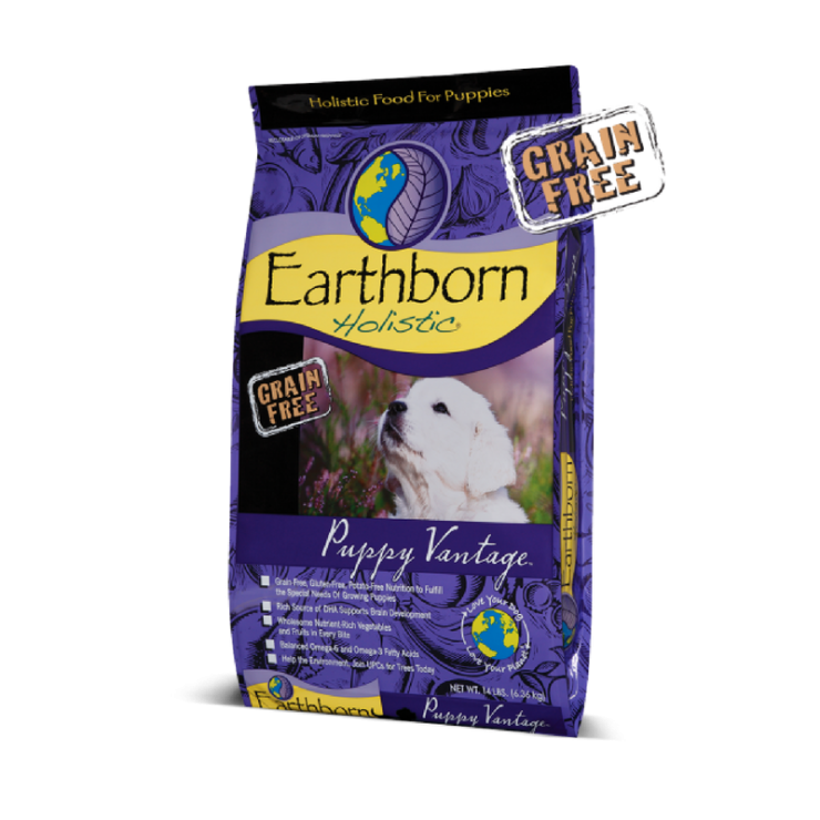 Earthborn Puppy Vantage™ dry dog food. 