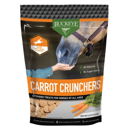 Buckeye Carrot Crunchers treats. 4-lb bag.