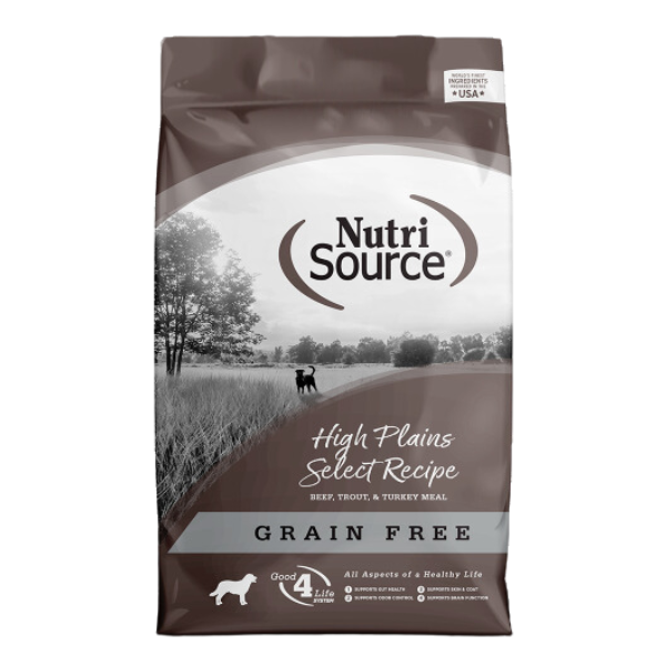 NutriSource Grain Free High Plains Dry Dog Food