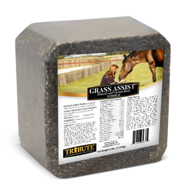 Tribute Grass Assist Vitamin & Mineral Block 25-lb block