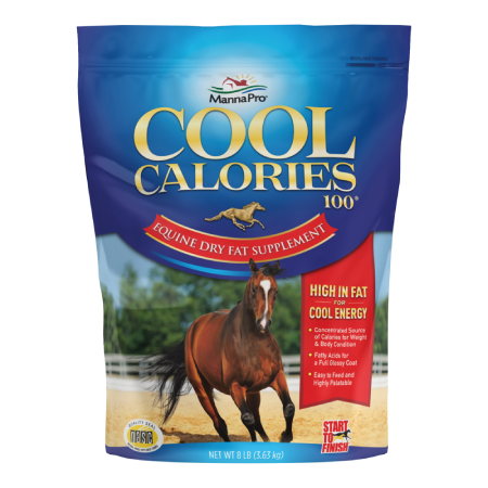 a bag of Tribute Cool Calories 100 supplement for horses