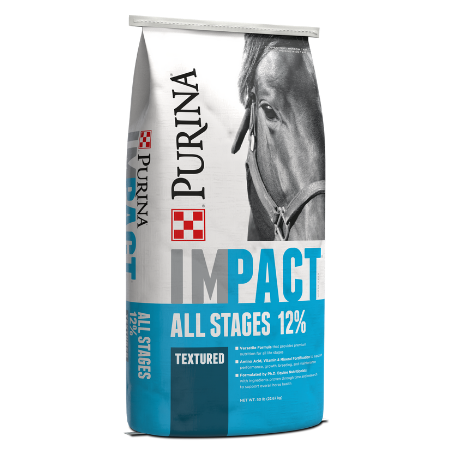 Impact All Stages 12% Textured Horse Feed 50-lb