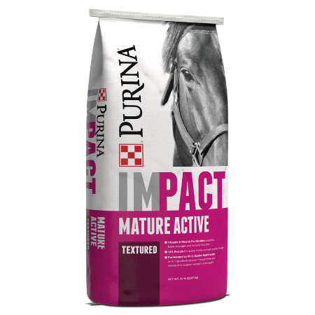 Impact Mature Active Textured Horse Feed 50-lb