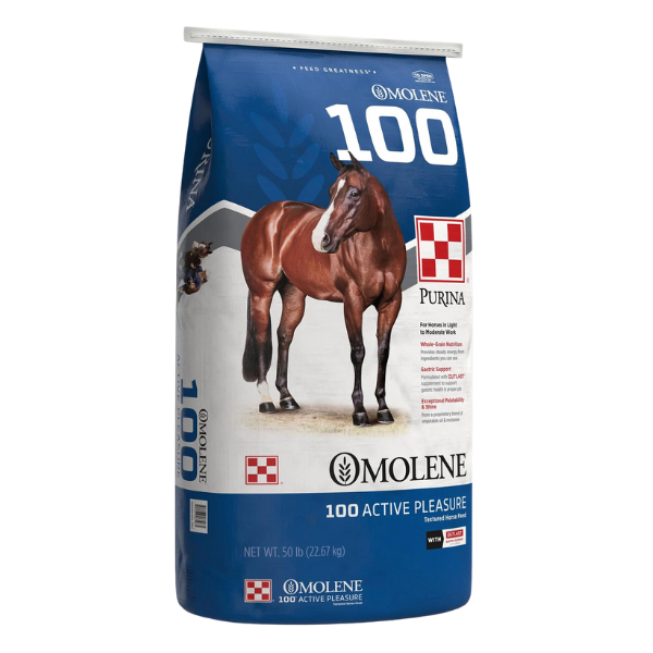 Purina Omolene #100 Active Pleasure Horse Feed