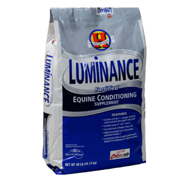 Hallway Feeds Luninance Equine Conditioning Supplement. 40-lb bag.