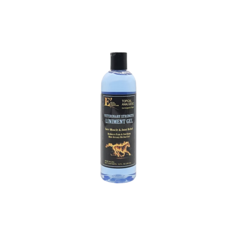 bottle of E3 Liniment Gel for Horses