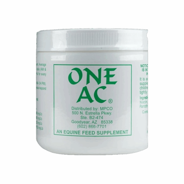 jar of One AC Powder Horse Supplement