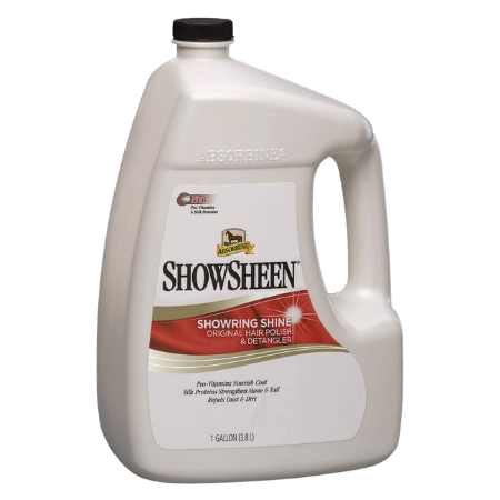 jug of Absorbine Showsheen Original Hair Polish & Detangler Horse Spray