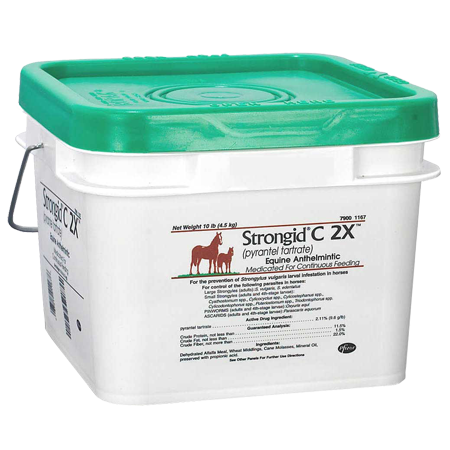 Zoetis Strongid C 2X Pellet Horse Wormer
