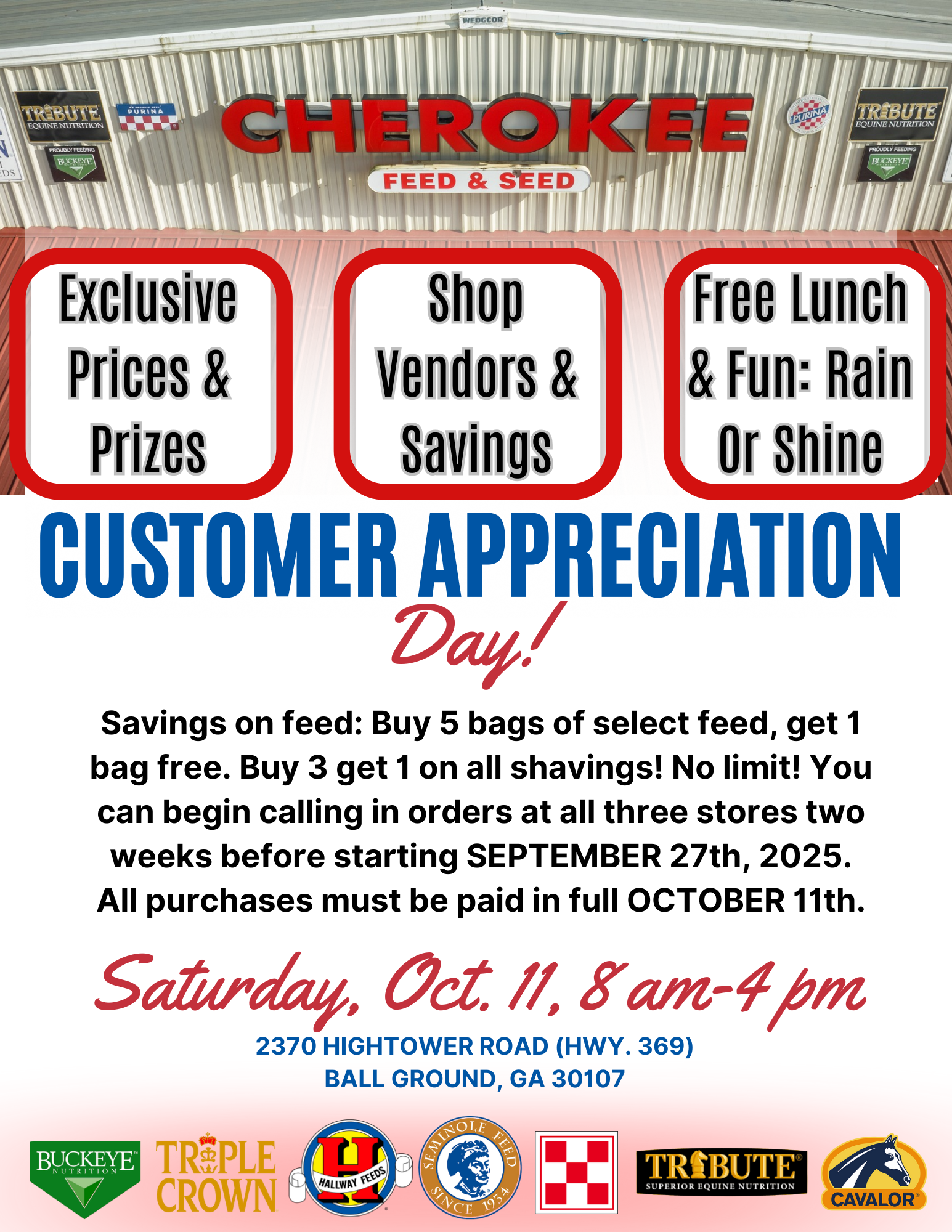22nd Annual Ball Ground Customer Appreciation Day
