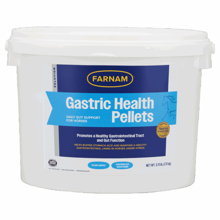 tub of Farnam Gastric Health Pellets