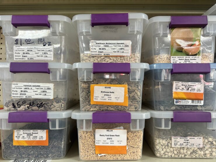 bulk seeds sold at our store in Cherokee Feed store in Gainesville, GA